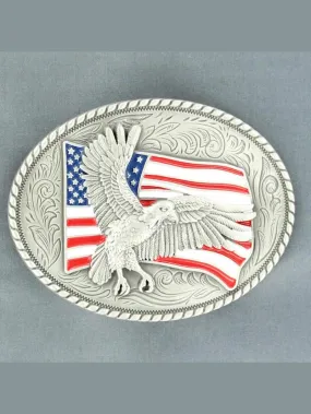 37936 American Eagle Silver Belt Buckle