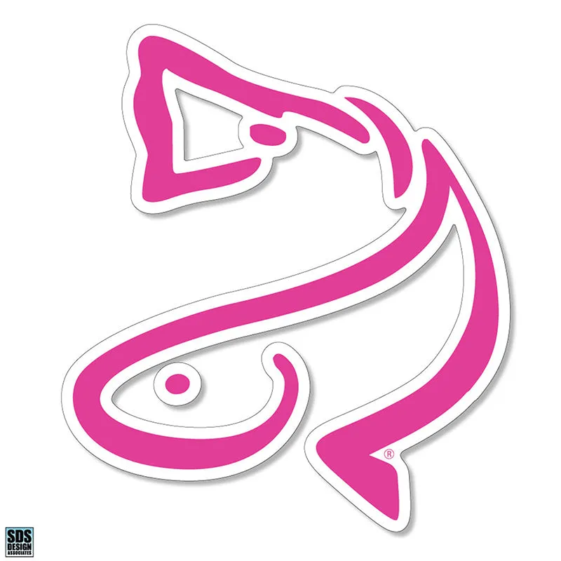 6 inch Charleston Angler Red Drum Vinyl Decal