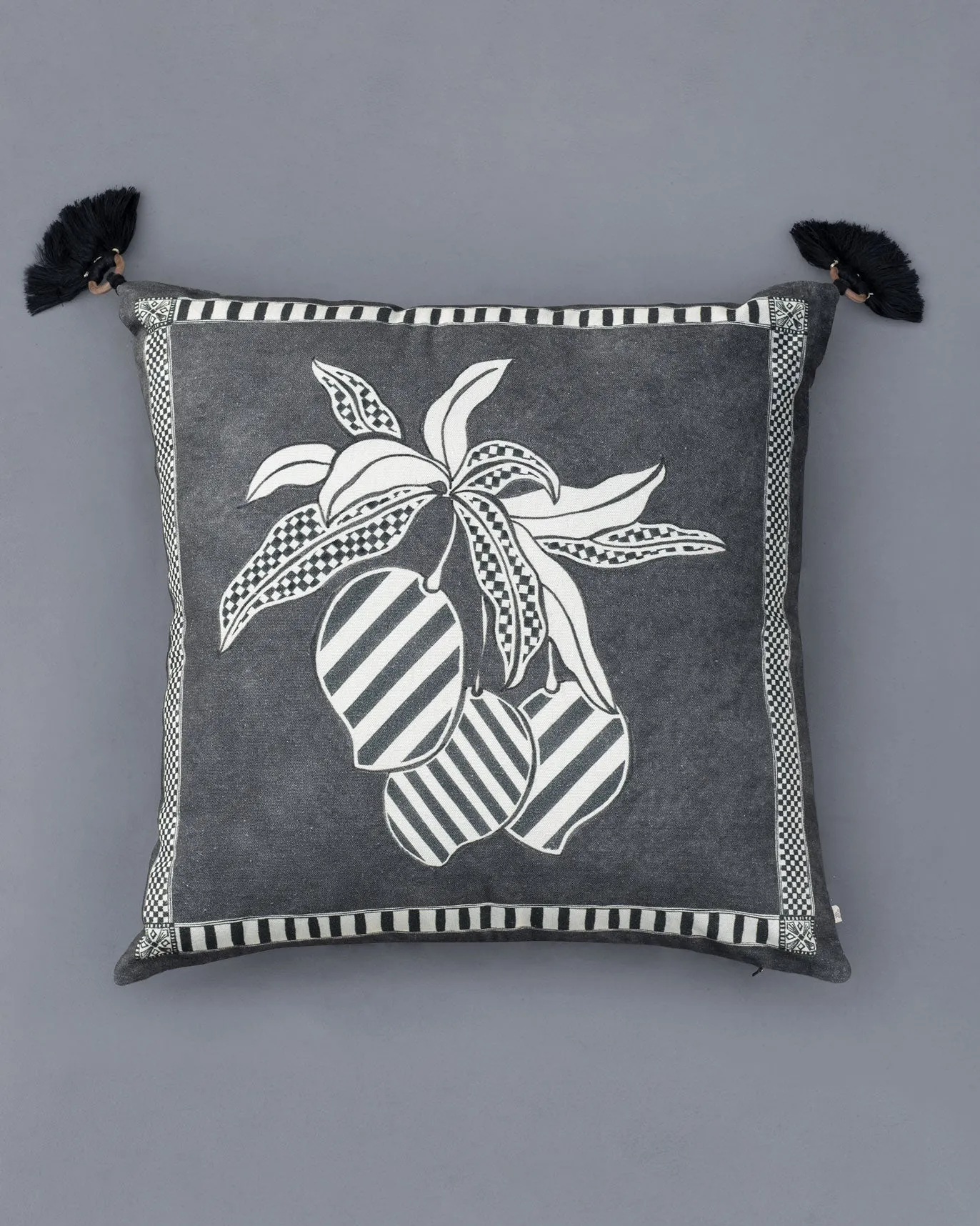 Aam Trium Cushion Cover - Charcoal