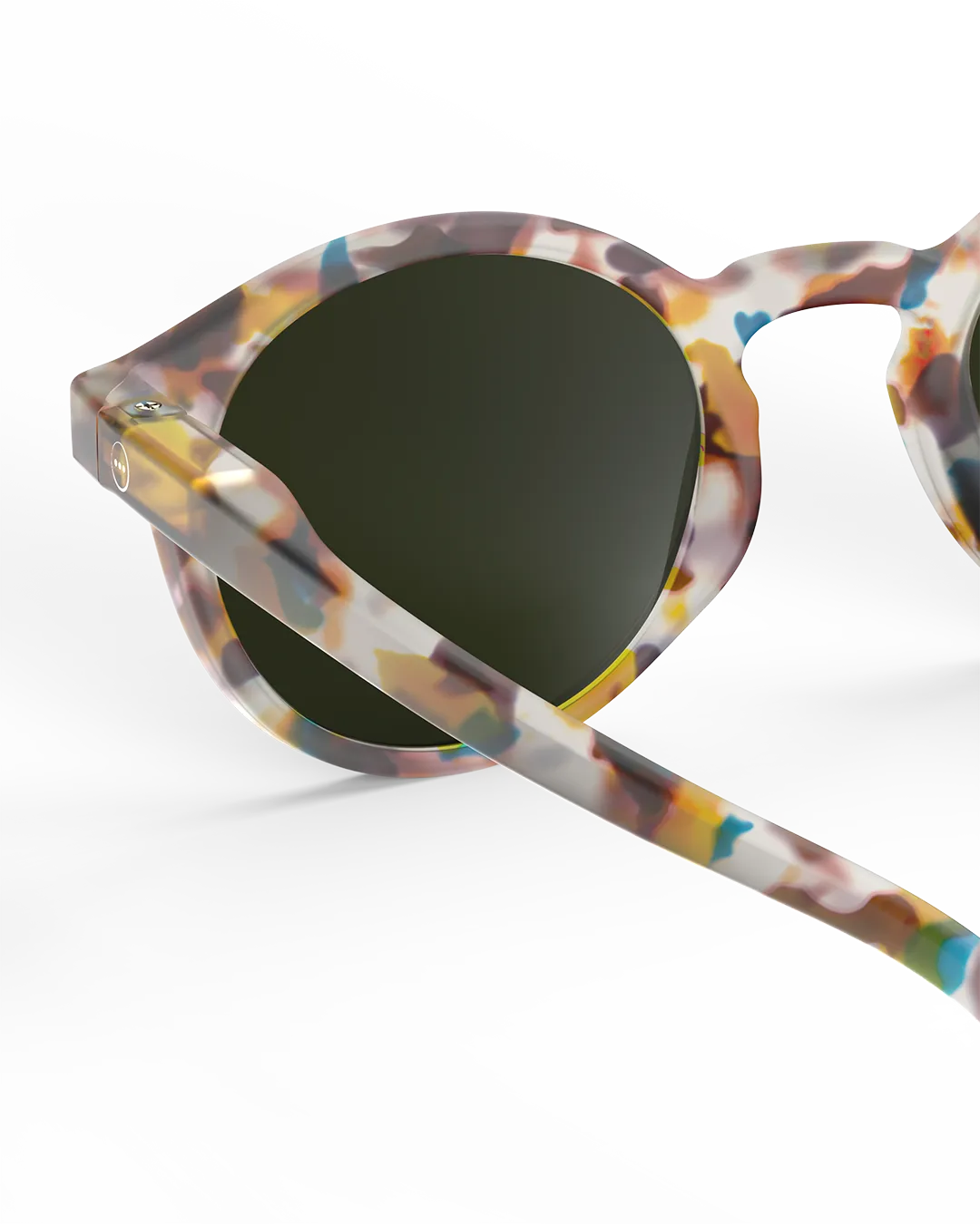 Adult sunglasses | #H Blue Tortoise Blue Mirror Lenses