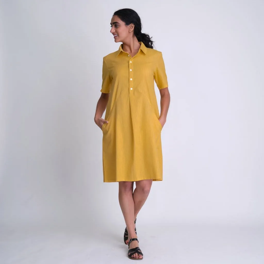 Alexa Linen Shirt Dress | Mango