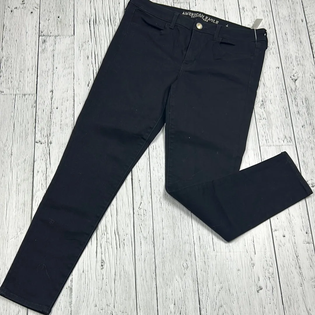 American Eagle black skinny jeans - Hers L/12