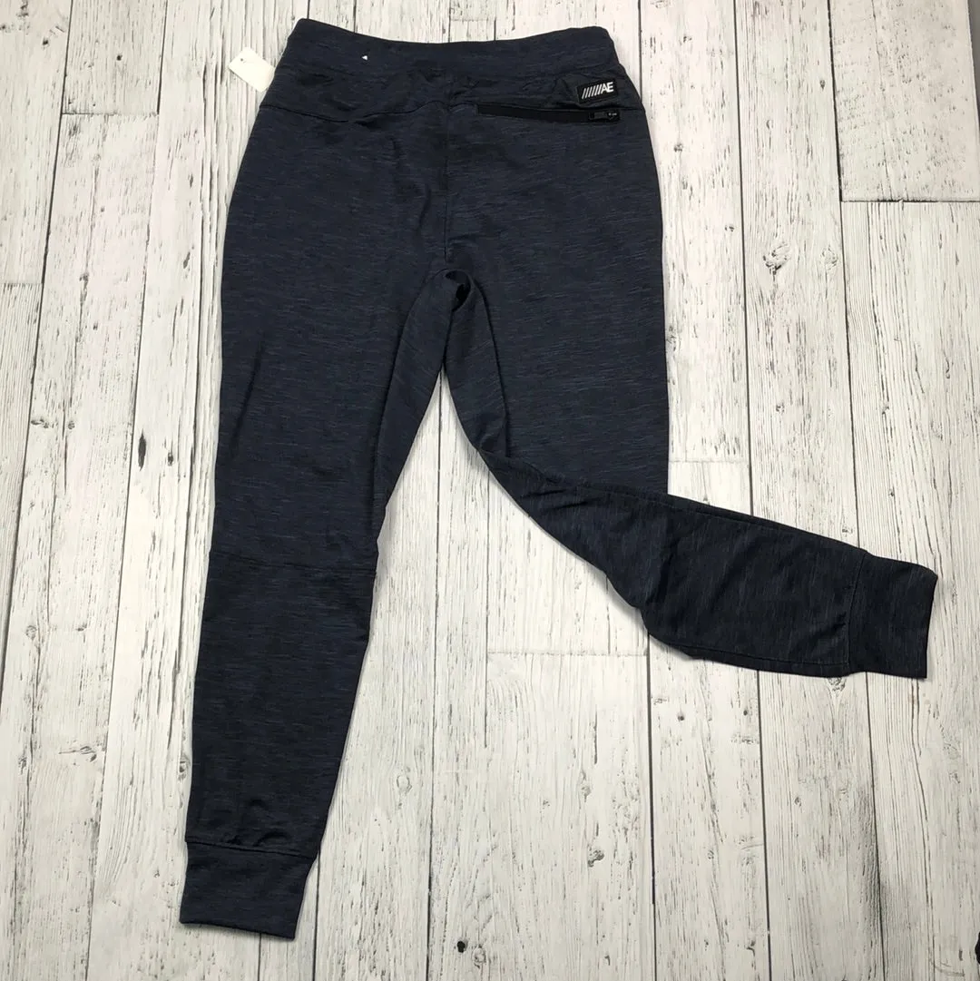 American Eagle blue and black joggers - His XS