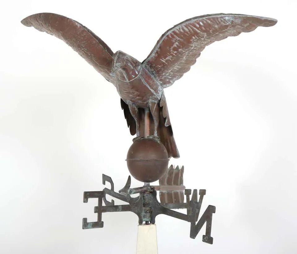 American Eagle Weather-Vane on Wood Spire