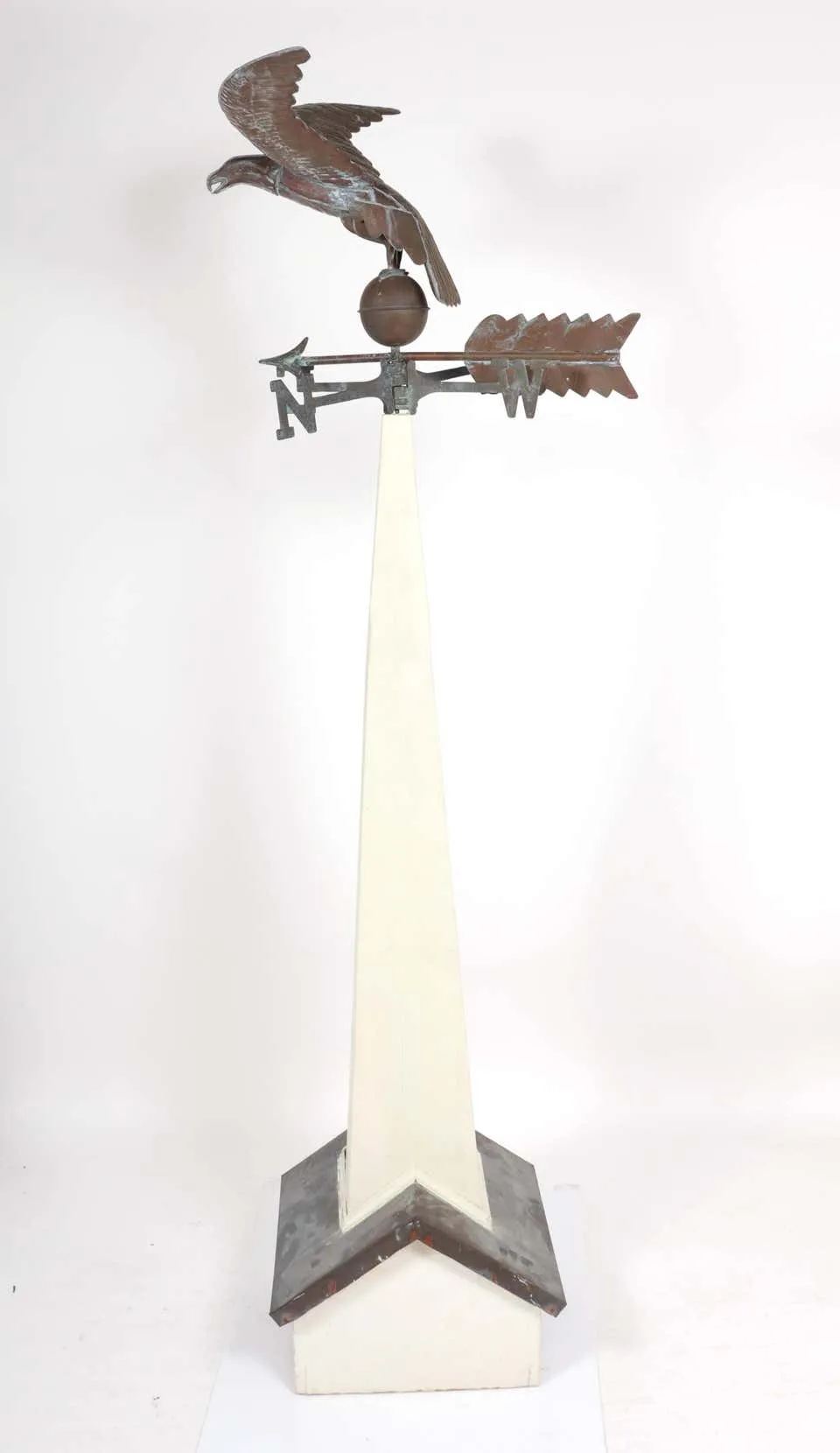 American Eagle Weather-Vane on Wood Spire