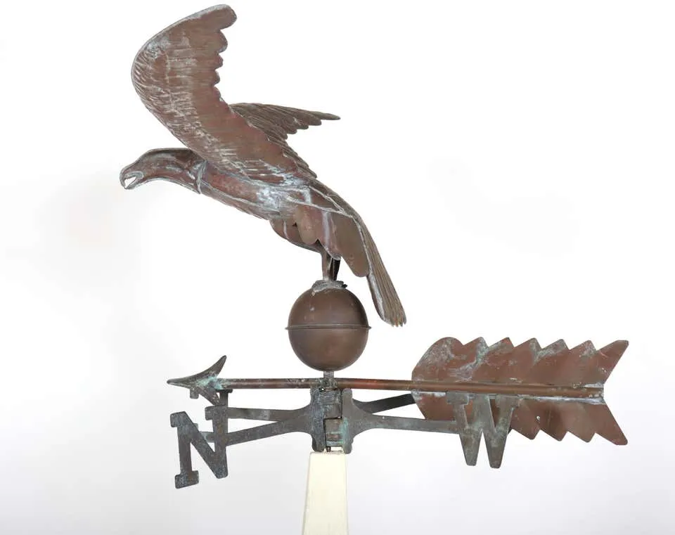 American Eagle Weather-Vane on Wood Spire