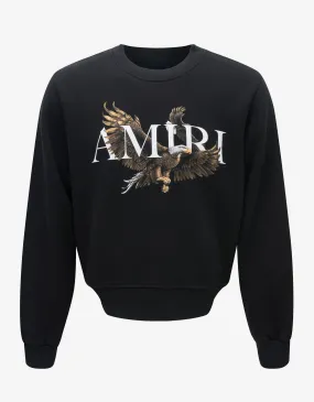 Amiri Black Amiri Eagle Sweatshirt