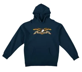 ANTIHERO Eagle Pullover Hoodie Navy