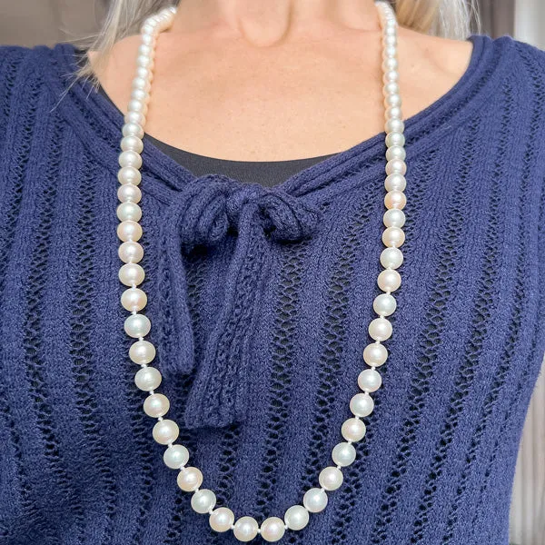 Art Deco Pearl Necklace