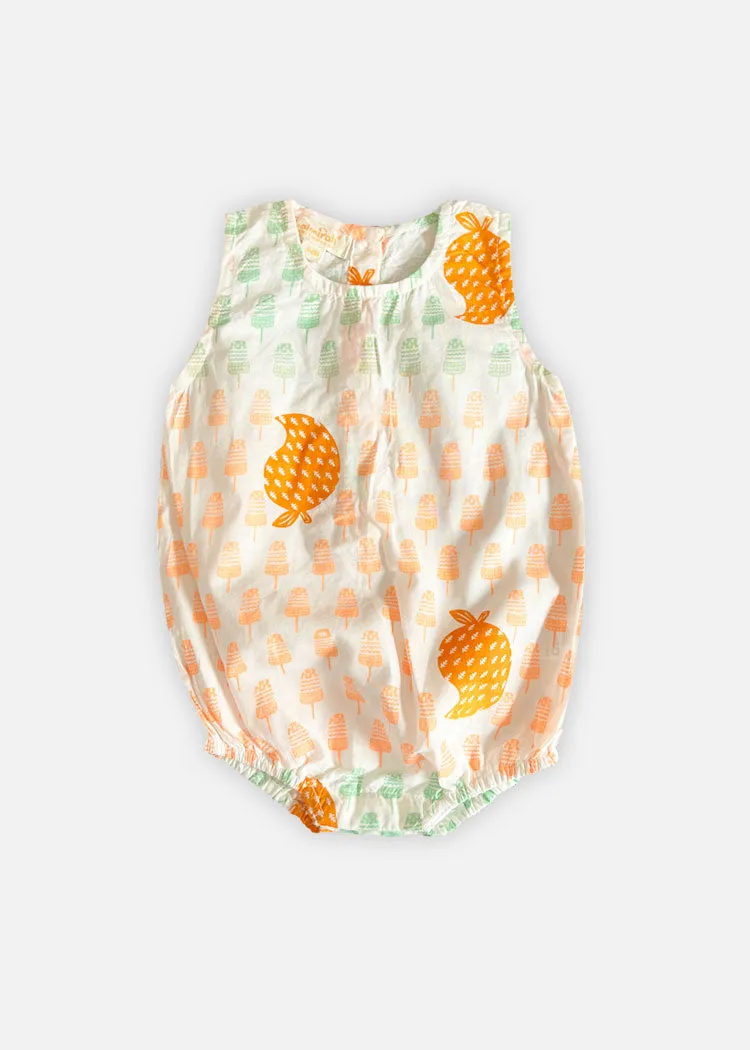 Baby Cotton Romper Mango