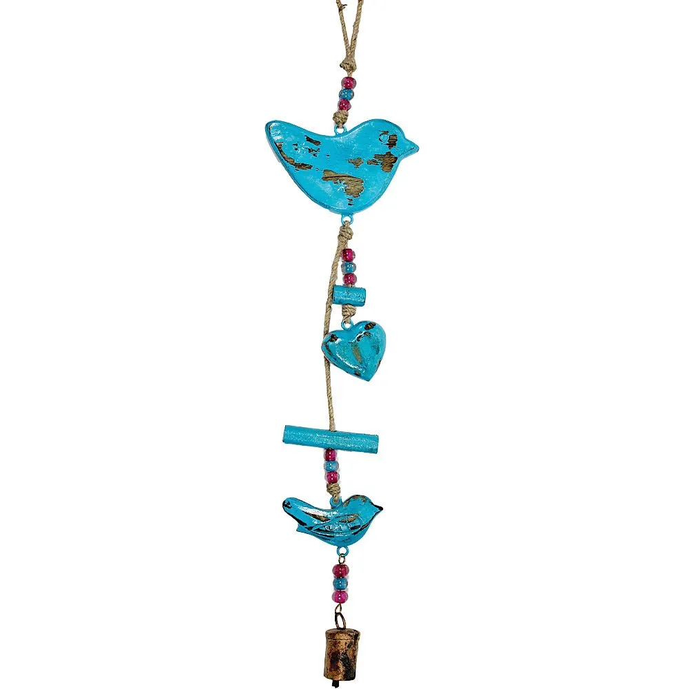 Birds Indoor/Outdoor Mango Wood Chime