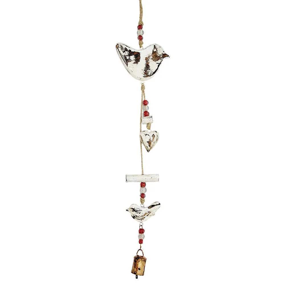 Birds Indoor/Outdoor Mango Wood Chime