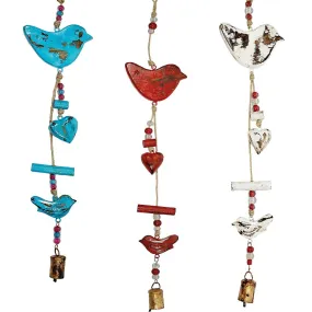 Birds Indoor/Outdoor Mango Wood Chime