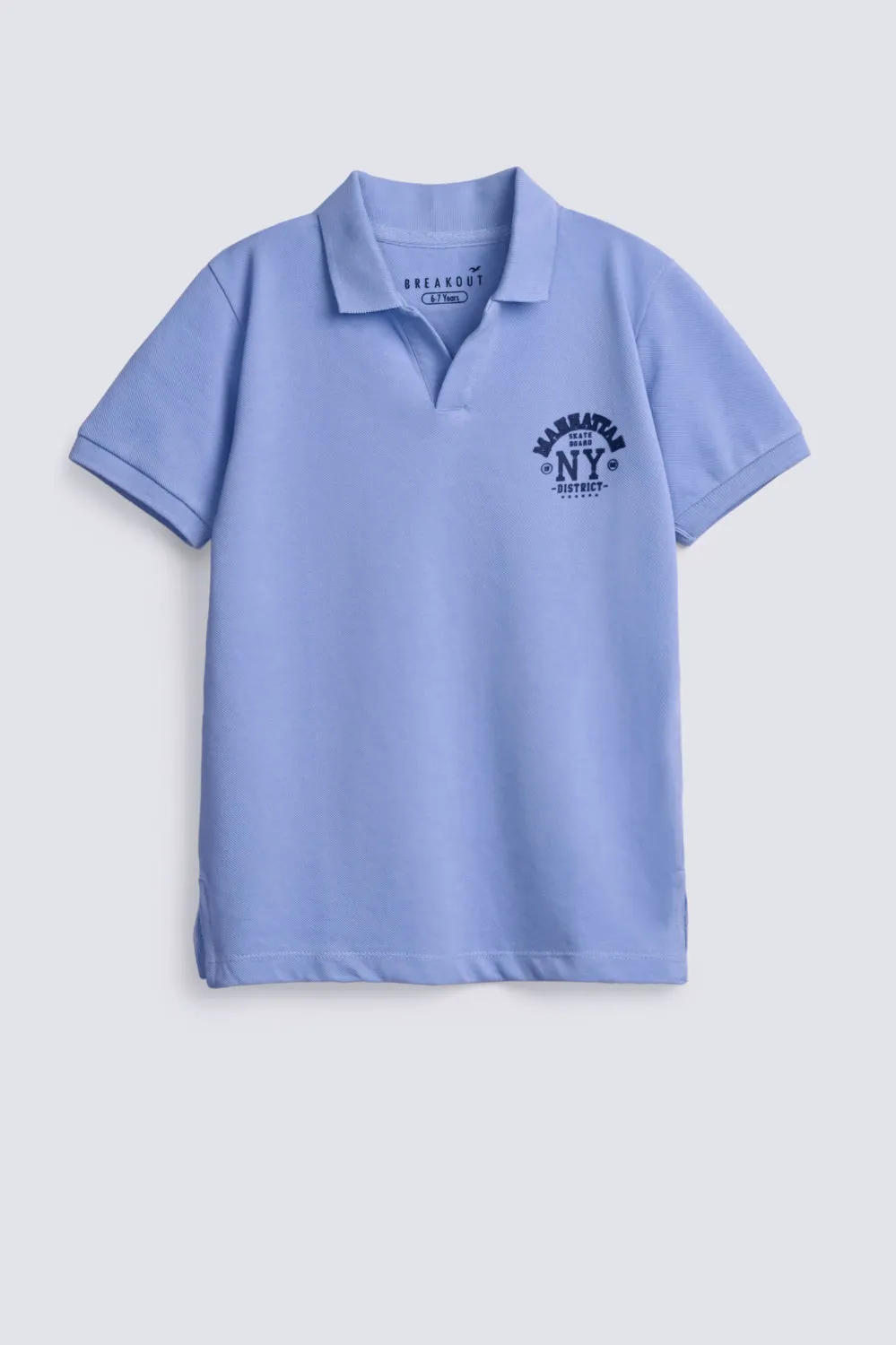 BOYS FASHION PLACKET POLO