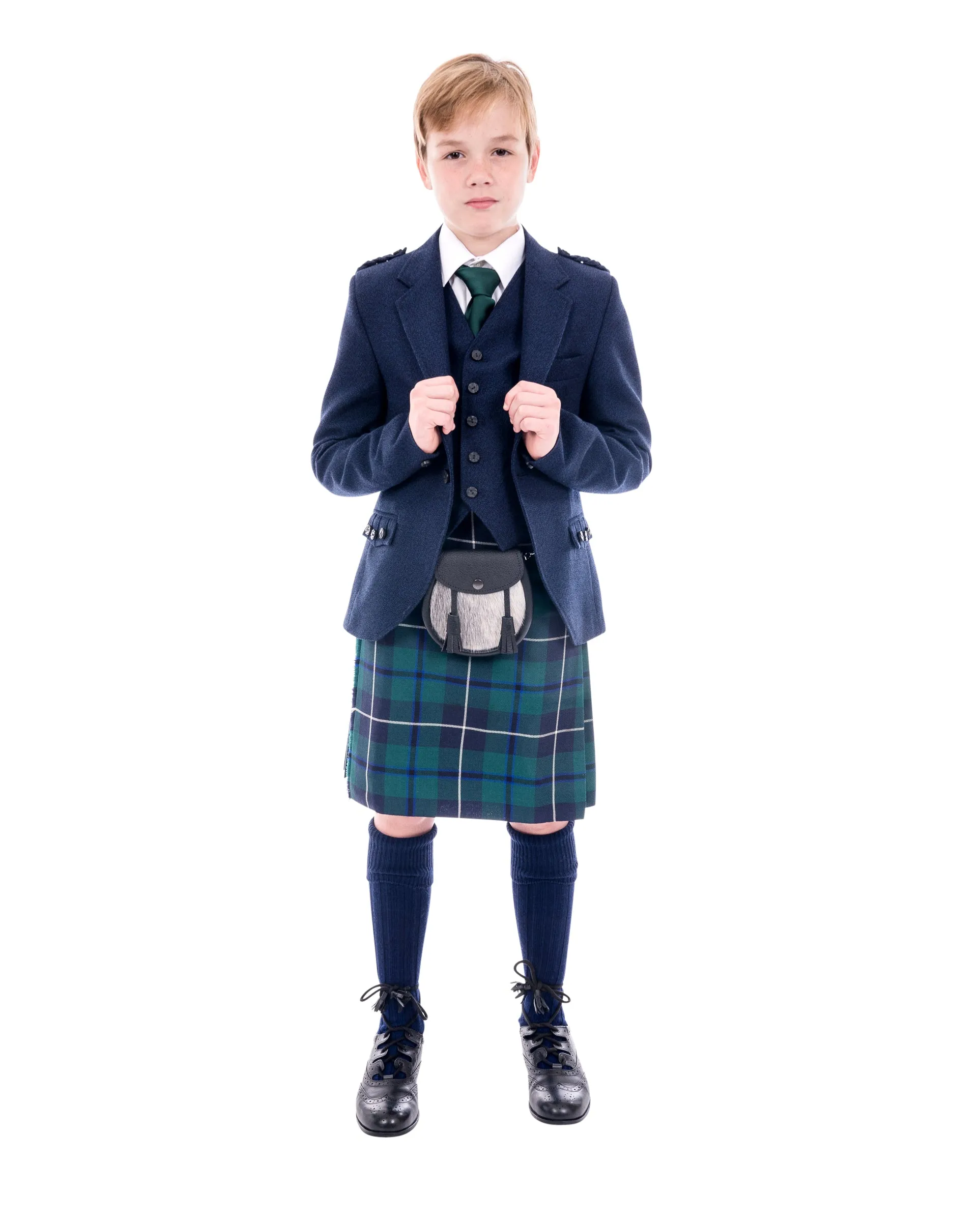 Boys Navy crail hire Outfit