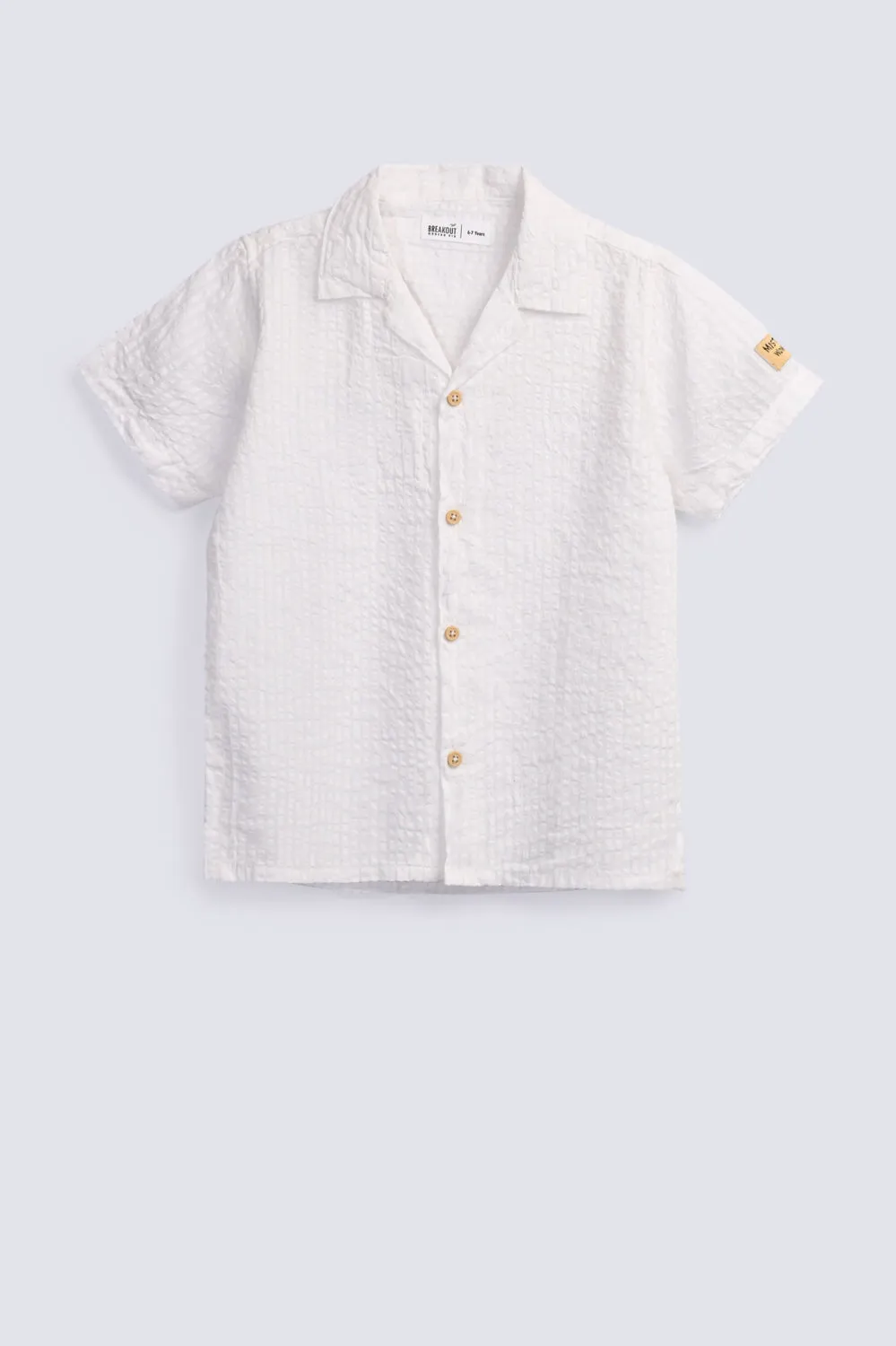 BOYS RESORT COLLAR SHIRT