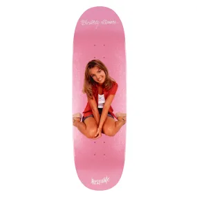 Britney Spears - Baby One More Time Welcome Skateboard Deck, Boline 2.0, Pink Glitter, 9.5 Inches