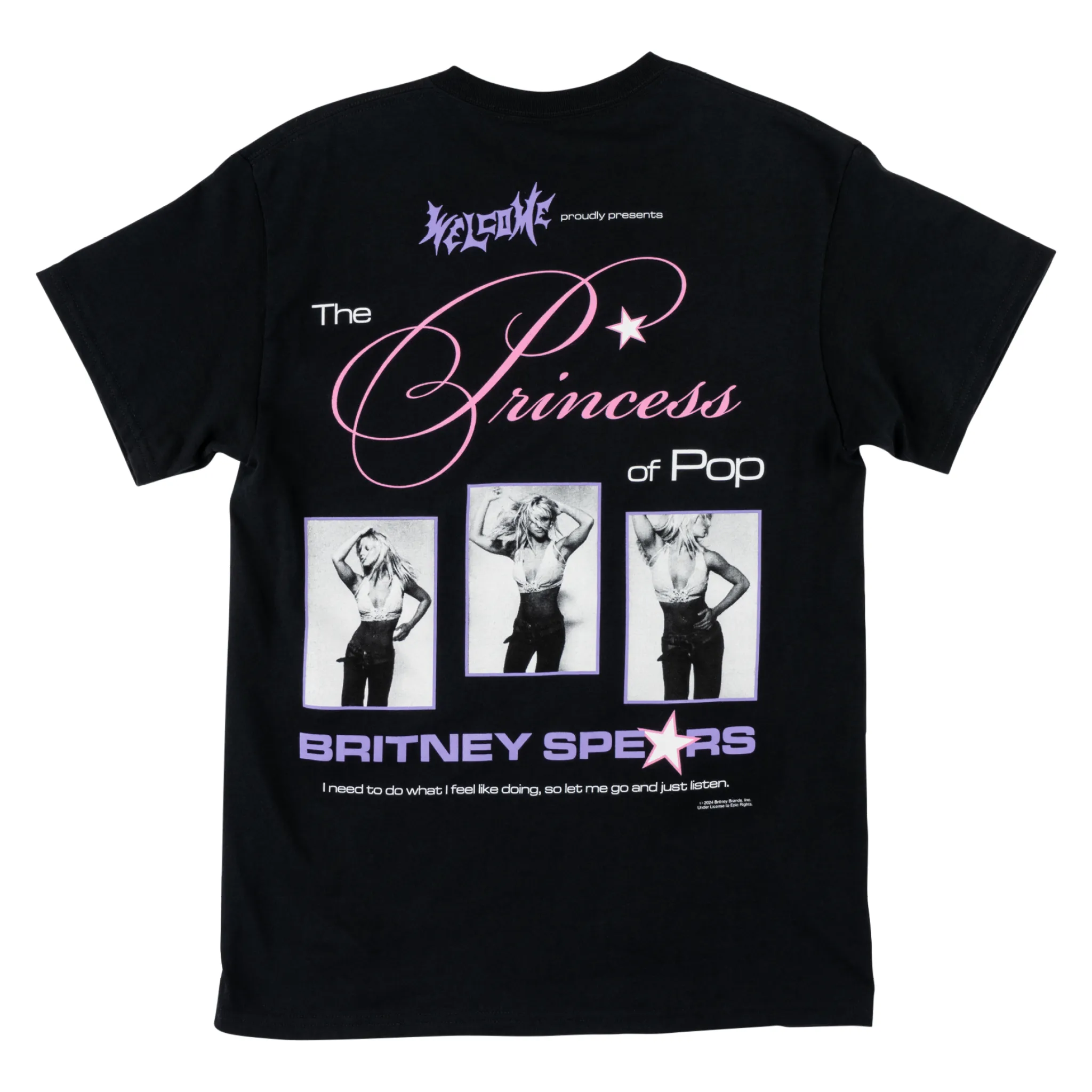 Britney Spears X Welcome - Princess Tee - Black