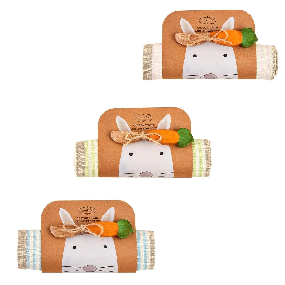 Bunny Towel and Spreader Set