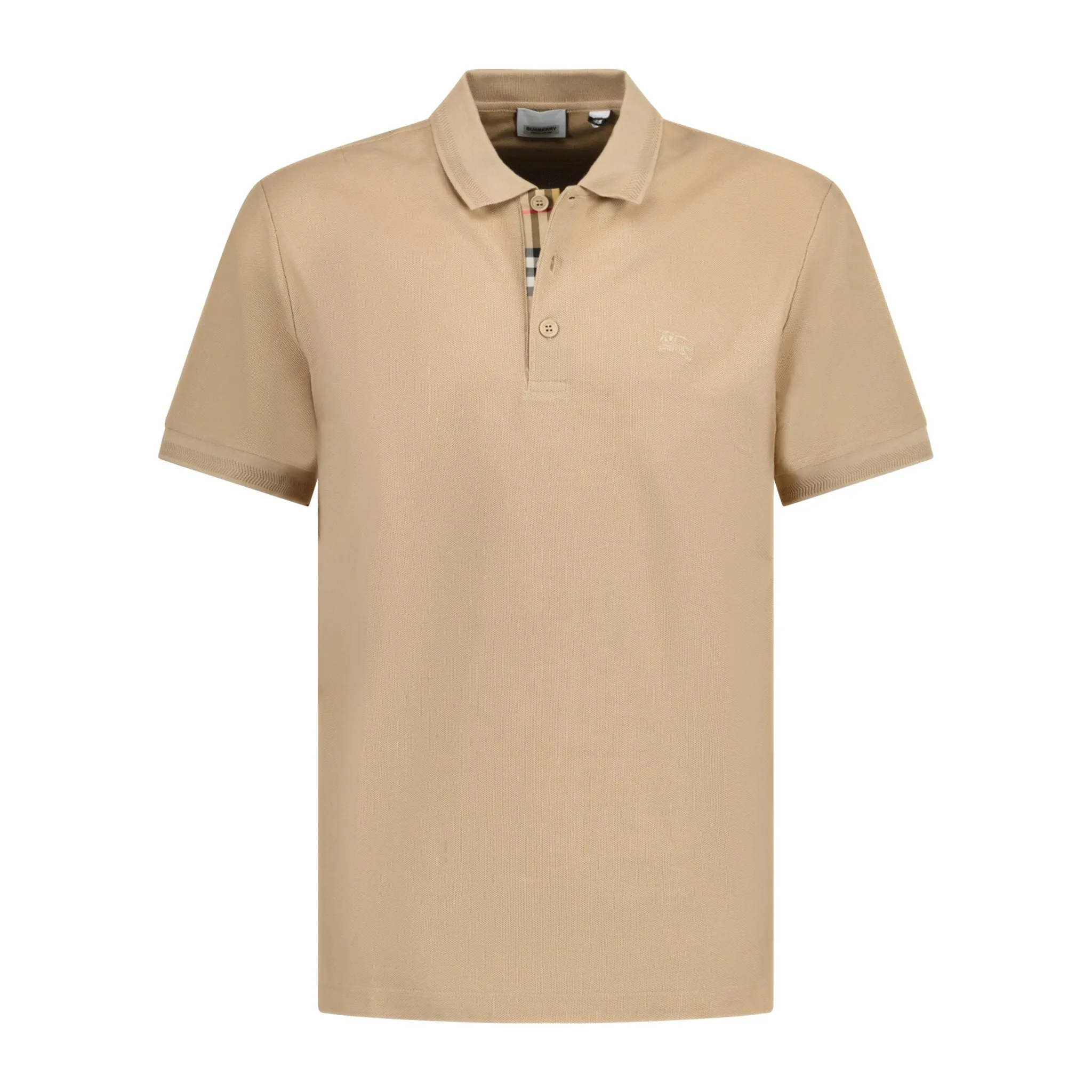 BURBERRY 'EDDIE' POLO-SHIRT BROWN