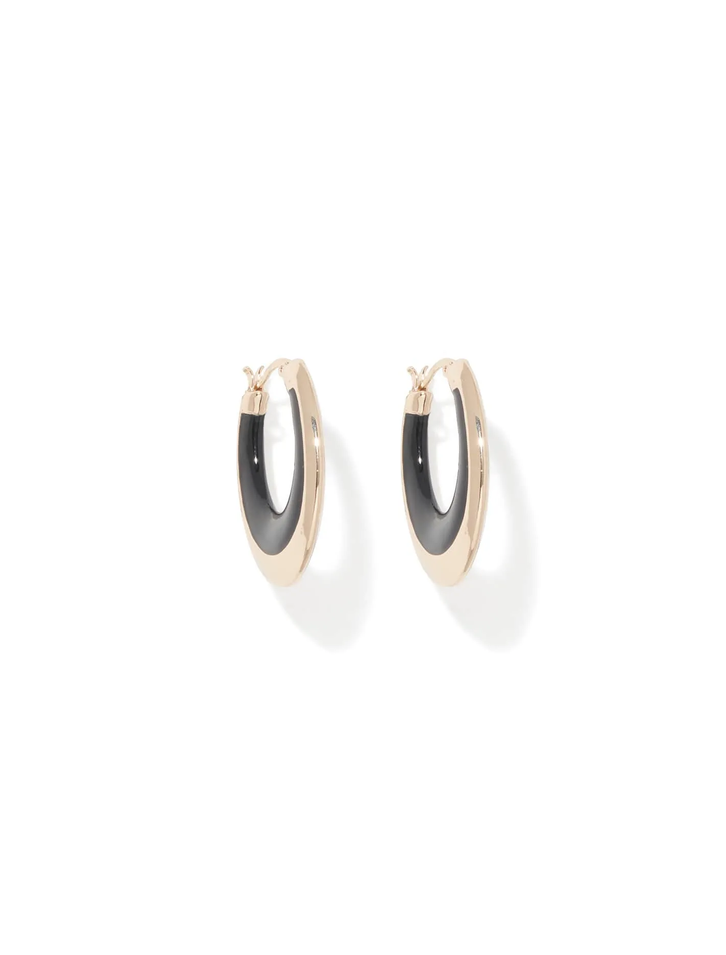 Callie Curve Enamel Earrings