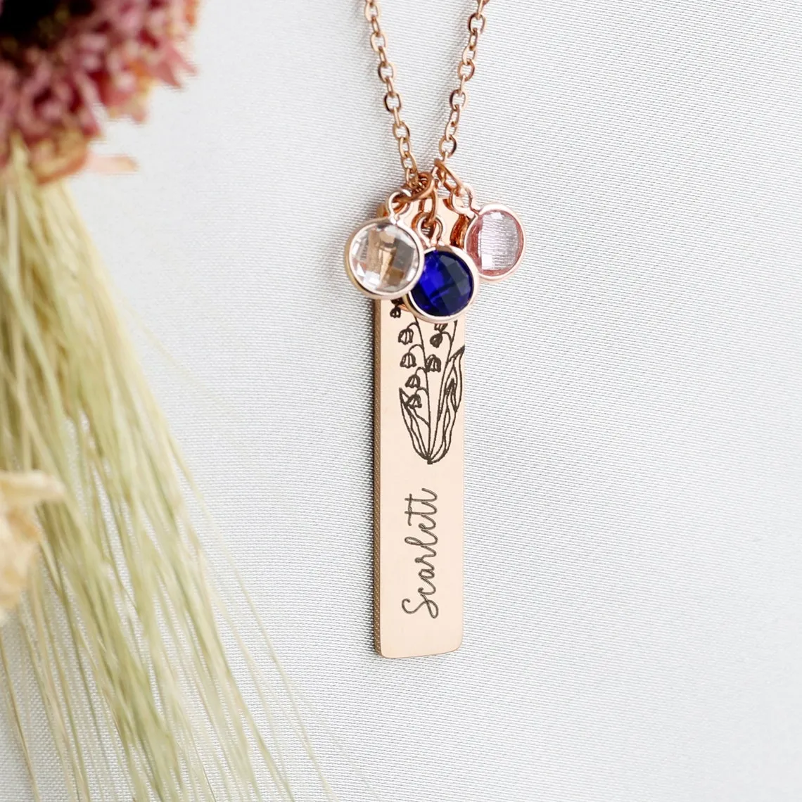 Charlotte Birthstone Necklace