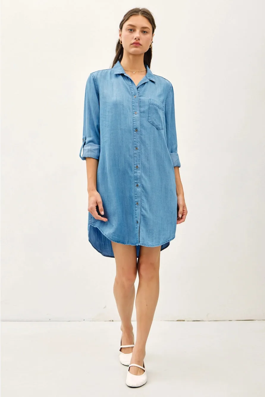 Charlotte Denim Shirt Dress