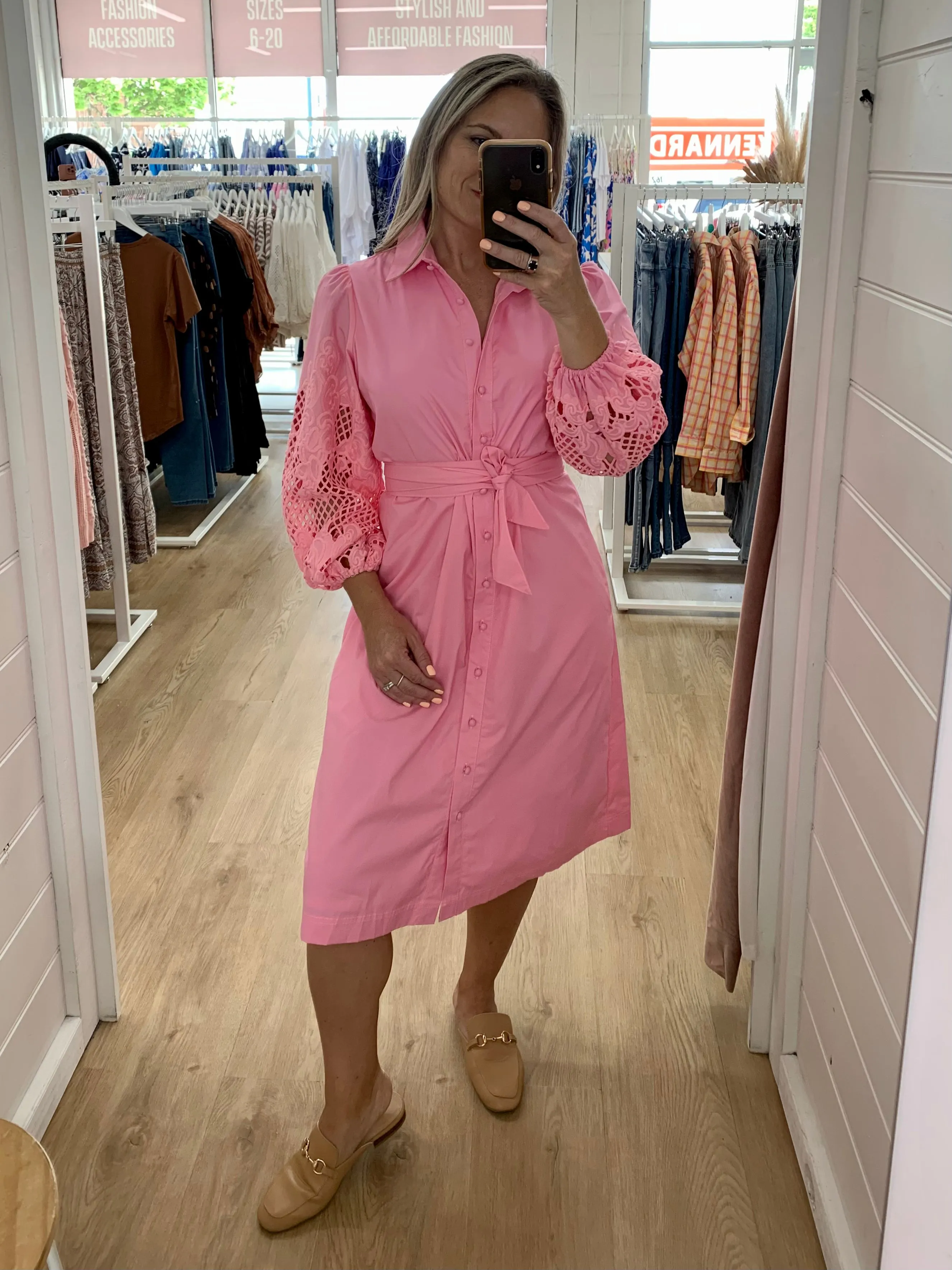 Charlotte Dress ~ Pink