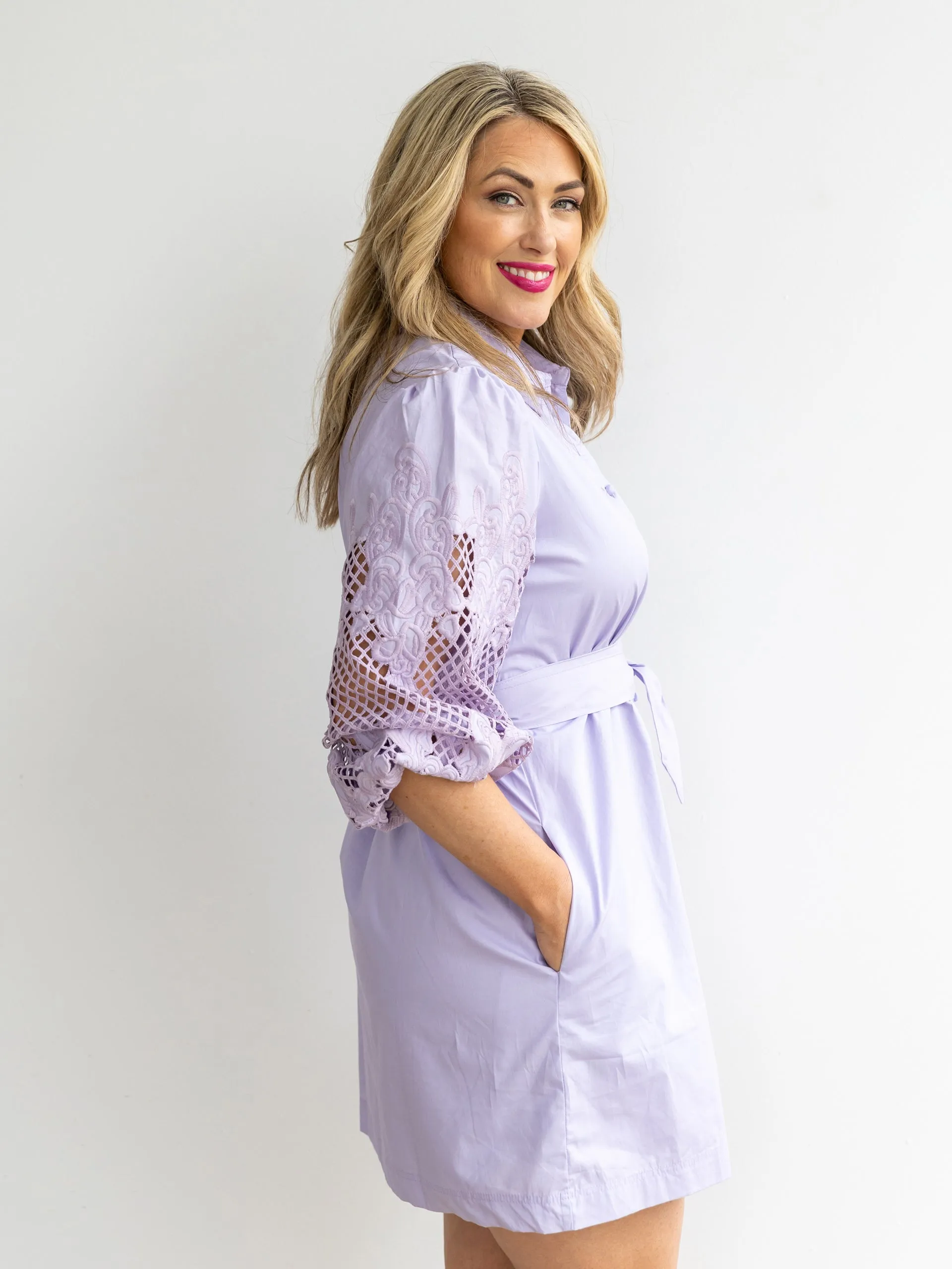 Charlotte Dress Short ~ Lilac