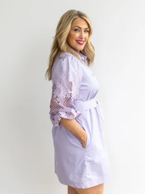 Charlotte Dress Short ~ Lilac