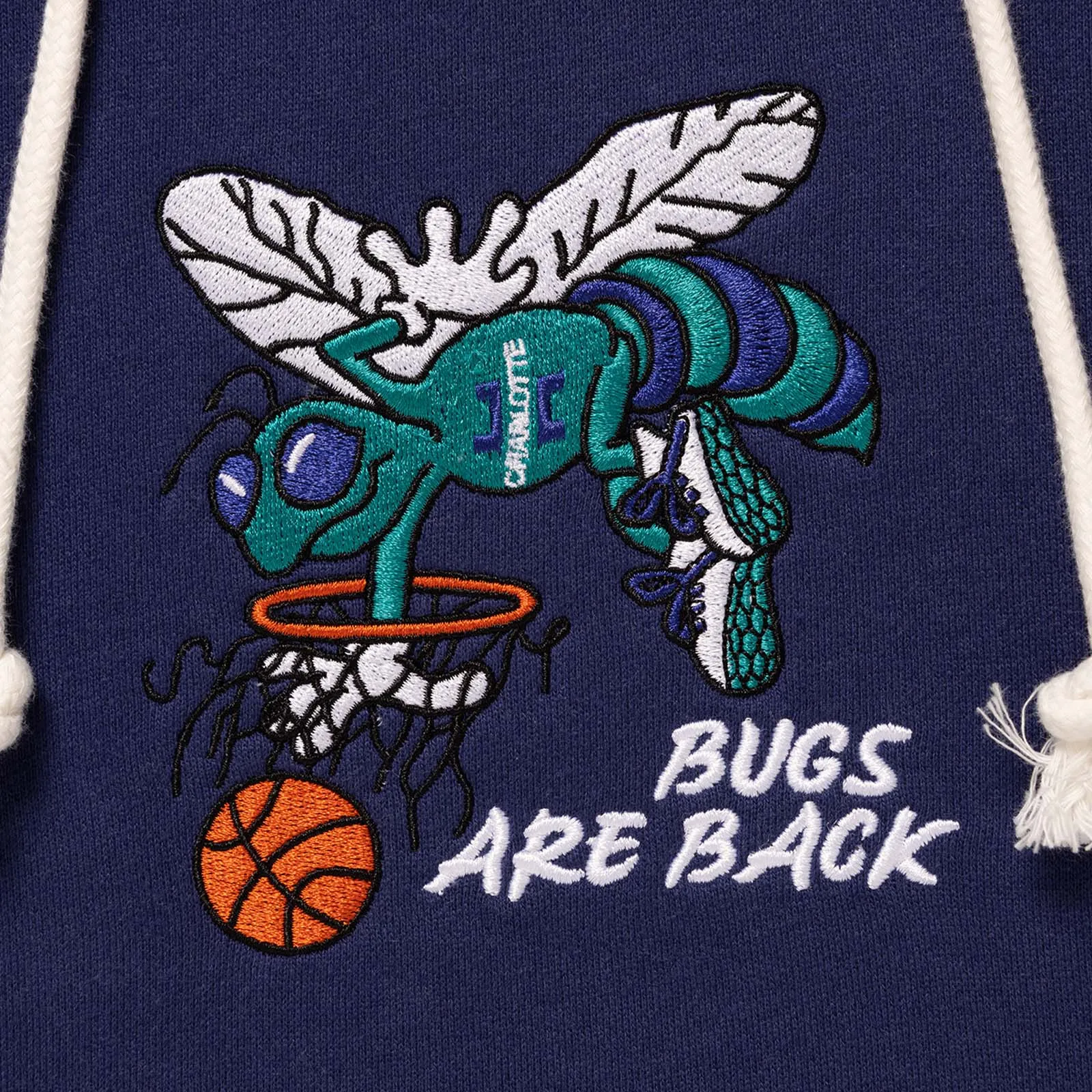 Charlotte Hornets Bugs Are Back Hoodie - Purple