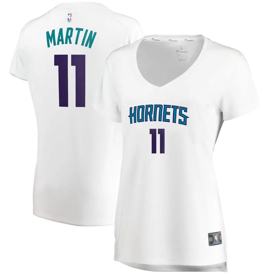 Charlotte Hornets Cody Martin Fanatics Branded Replica Fast Break Player Association Jersey Womens - White | Ireland Q4328P2