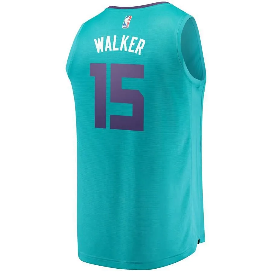 Charlotte Hornets Kemba Walker Fanatics Branded Replica Fast Break Icon Jersey Kids - Blue | Ireland P8525Y4