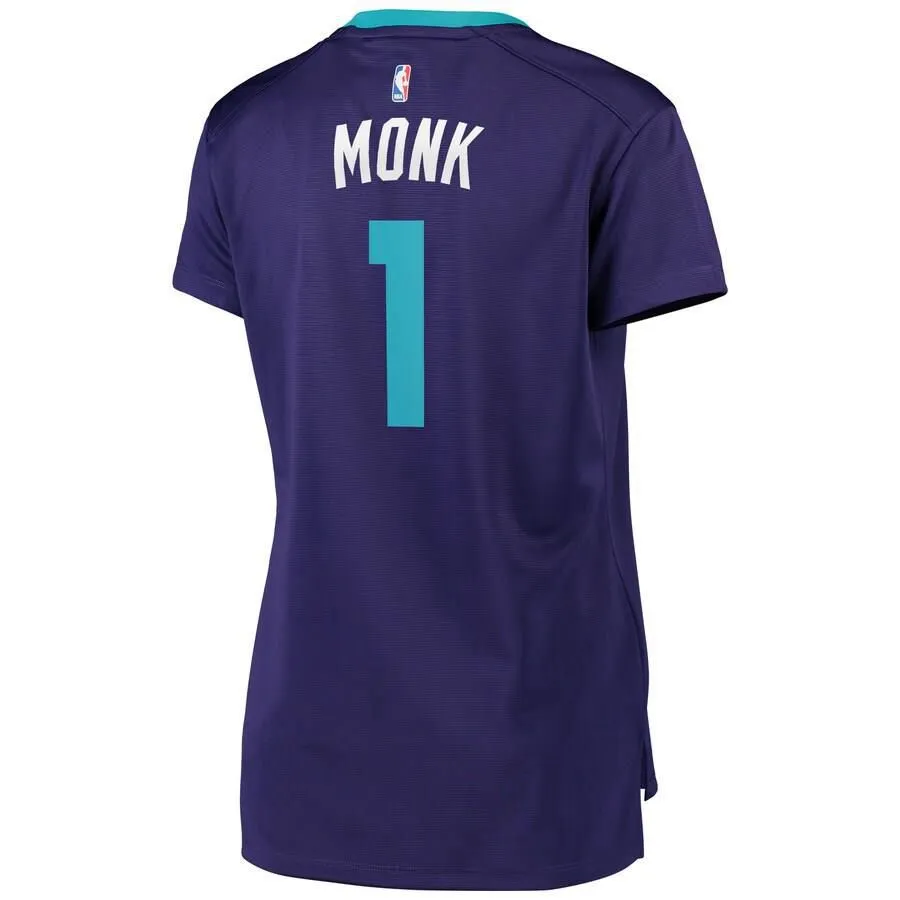 Charlotte Hornets Malik Monk Fanatics Branded Replica Fast Break Player Statement Jersey Womens - Purple | Ireland E4877T1