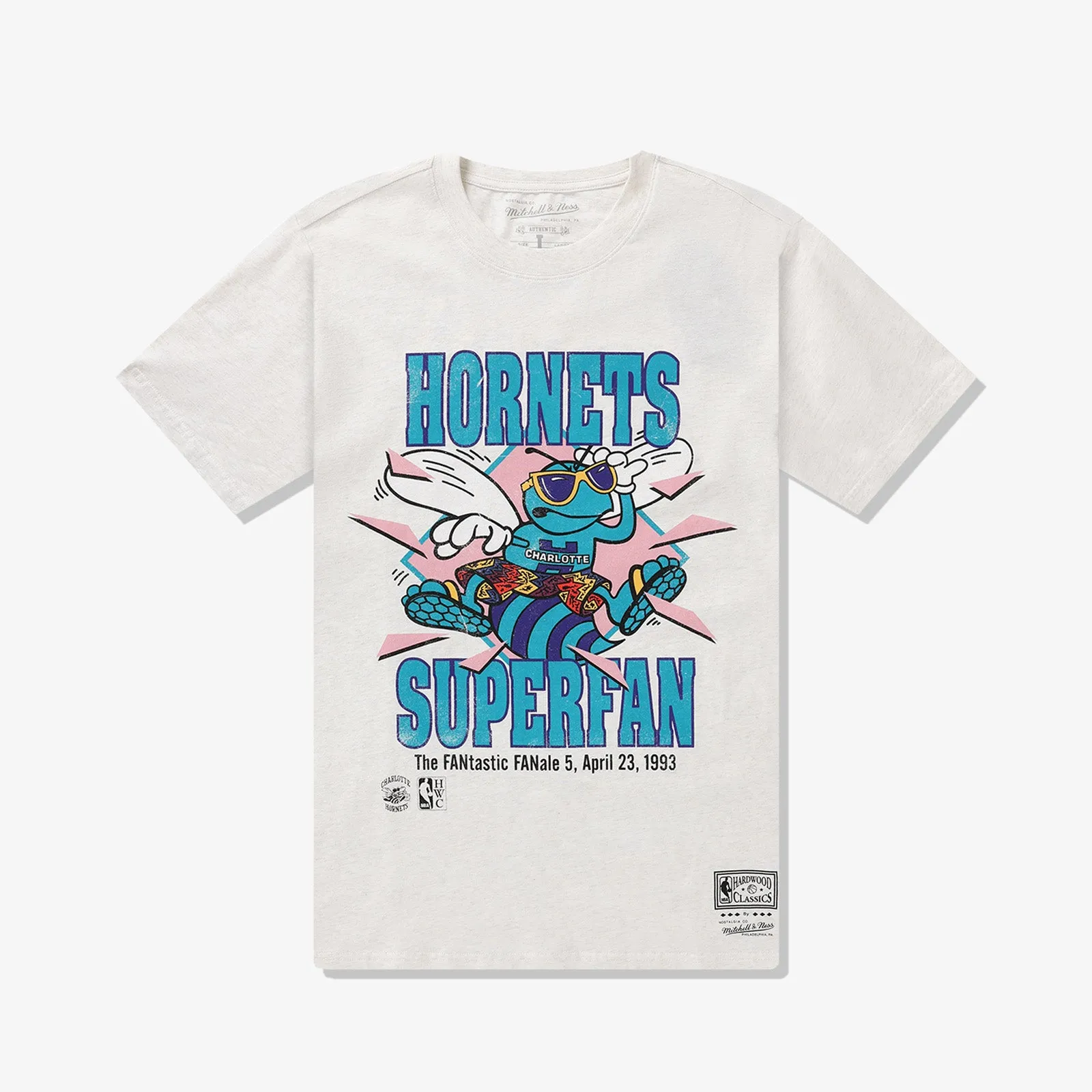 Charlotte Hornets Superfan T-Shirt - White Marle