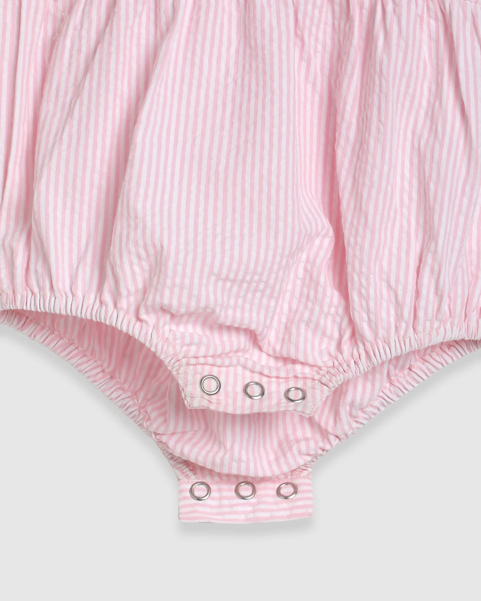 Charlotte Playsuit - Pink/White Stripe