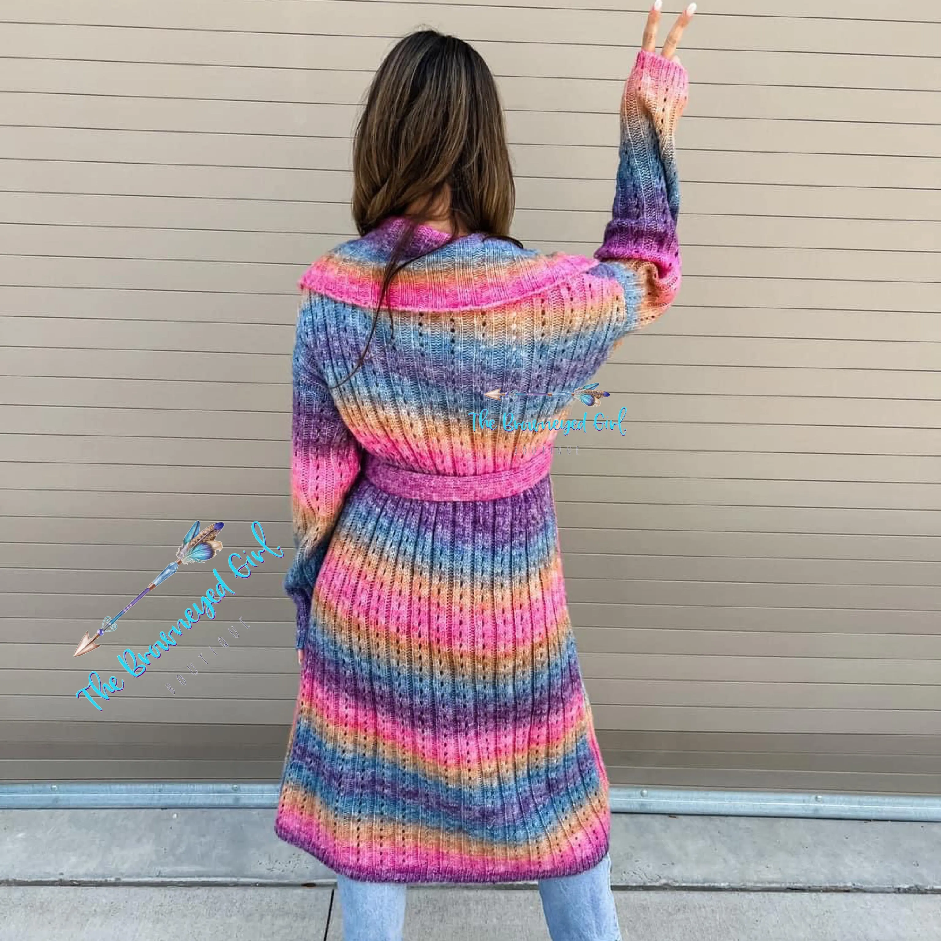 Charlotte  Rainbow Duster/ Cardigan