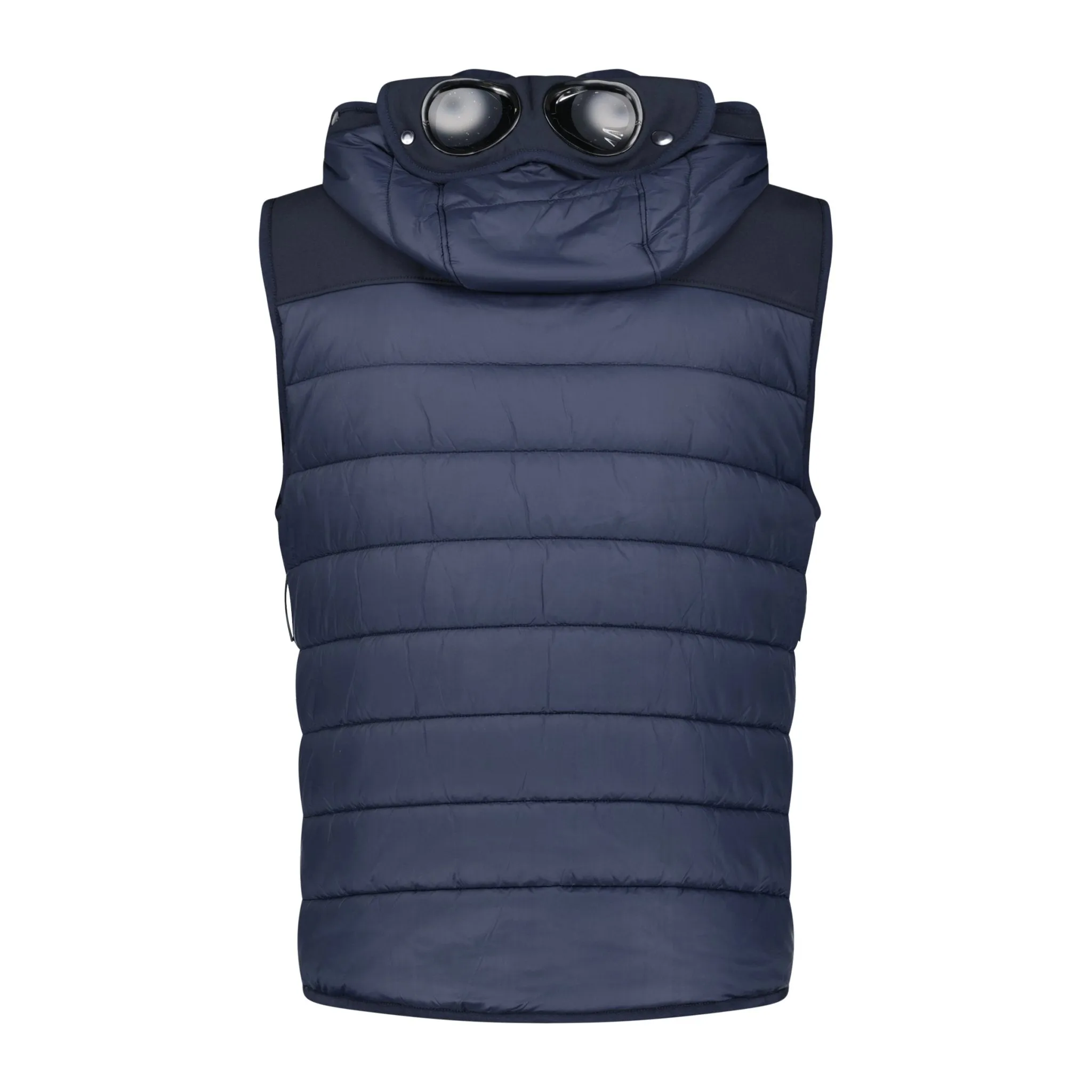 CP COMPANY Nylon Mix Padded Goggle Gilet Navy