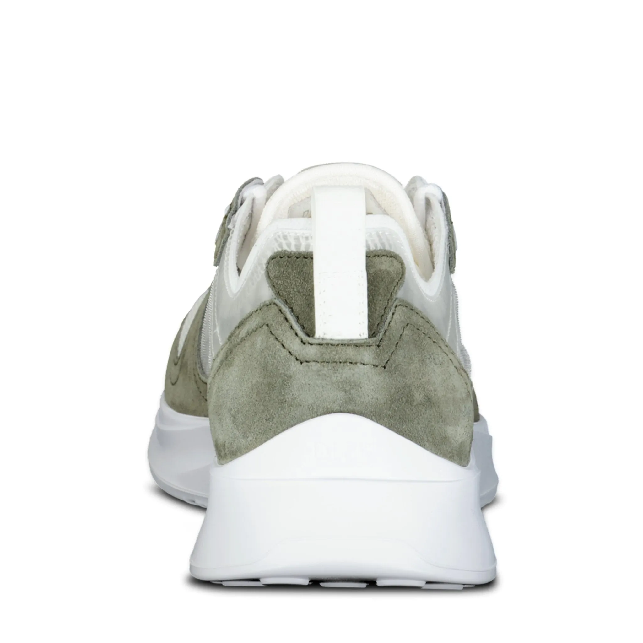 Mens Dior B25 Luxurious White & Green Suede Trainers