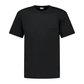 DIOR 'CD ICON' LOGO T-SHIRT BLACK