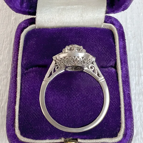 Estate Diamond Ring, Old Euro 1.25ct.