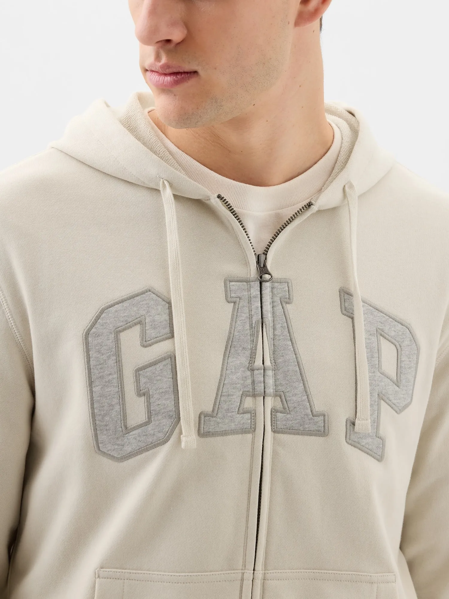 Gap Logo Zip Hoodie