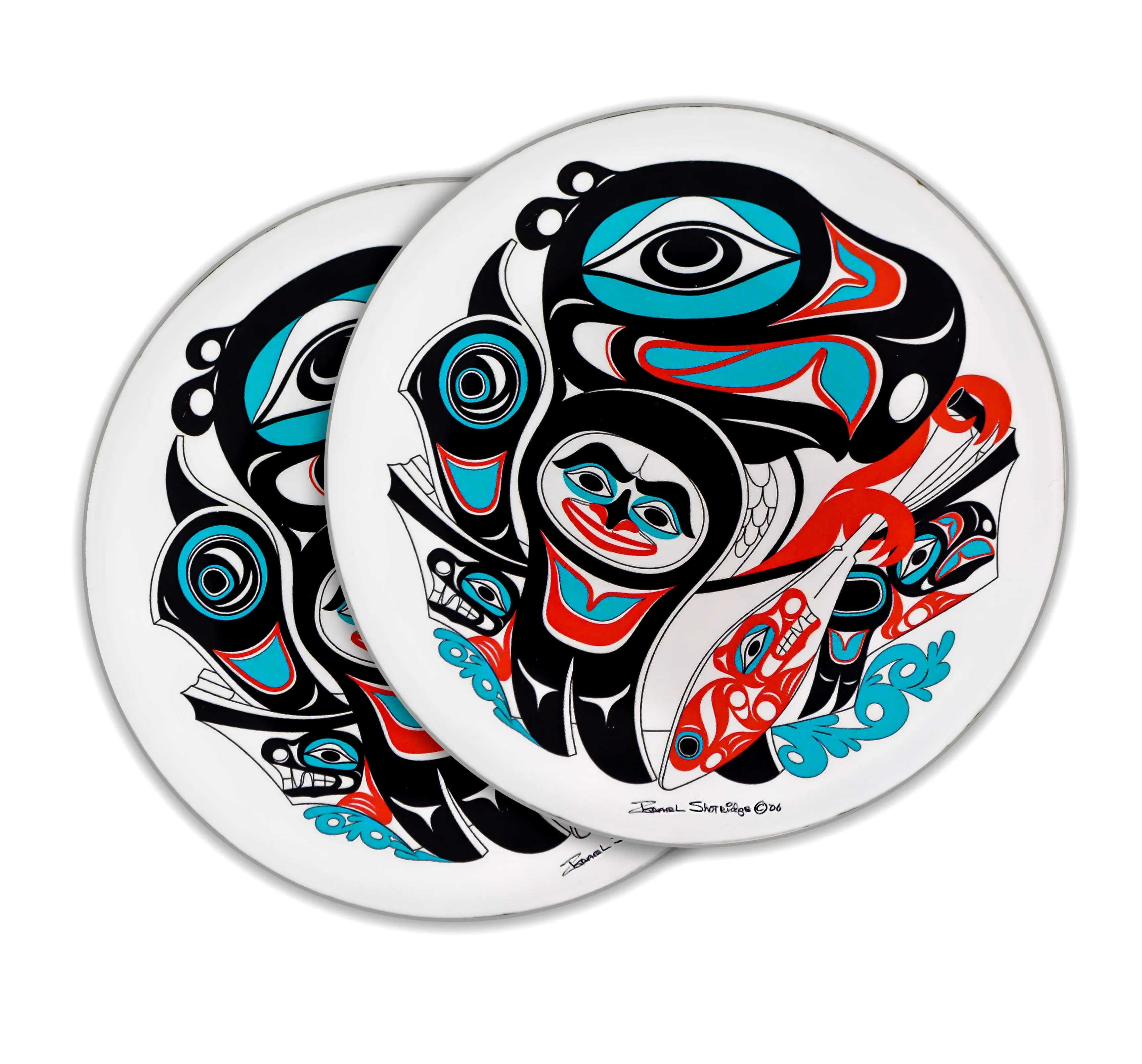 Going to the Potlatch Acrylic Coasters