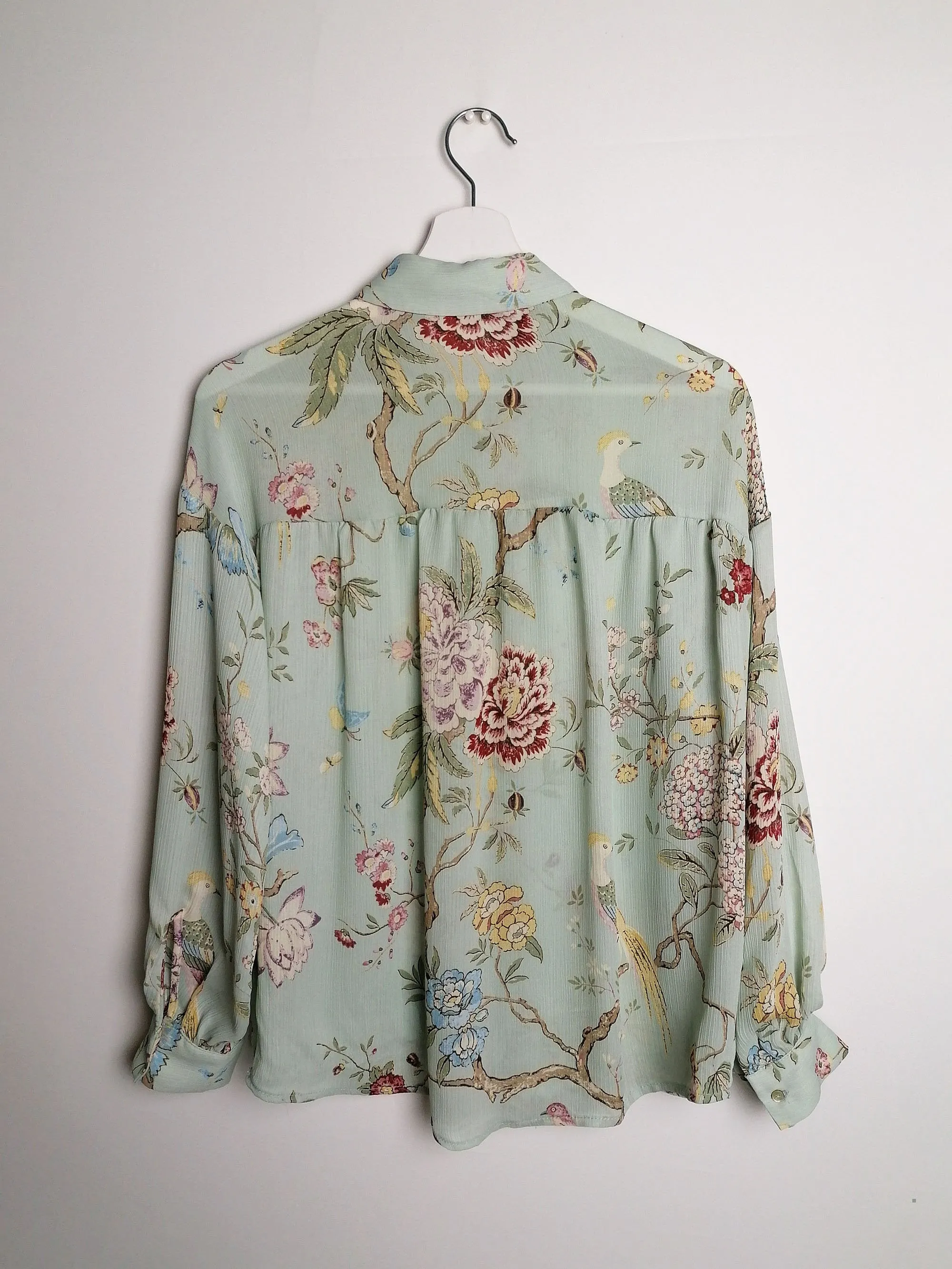 H&M GP x J Baker 2018 Sheer Blouse - size XS