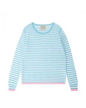 Jumper 1234 Little Stripe Crew Neck Opal