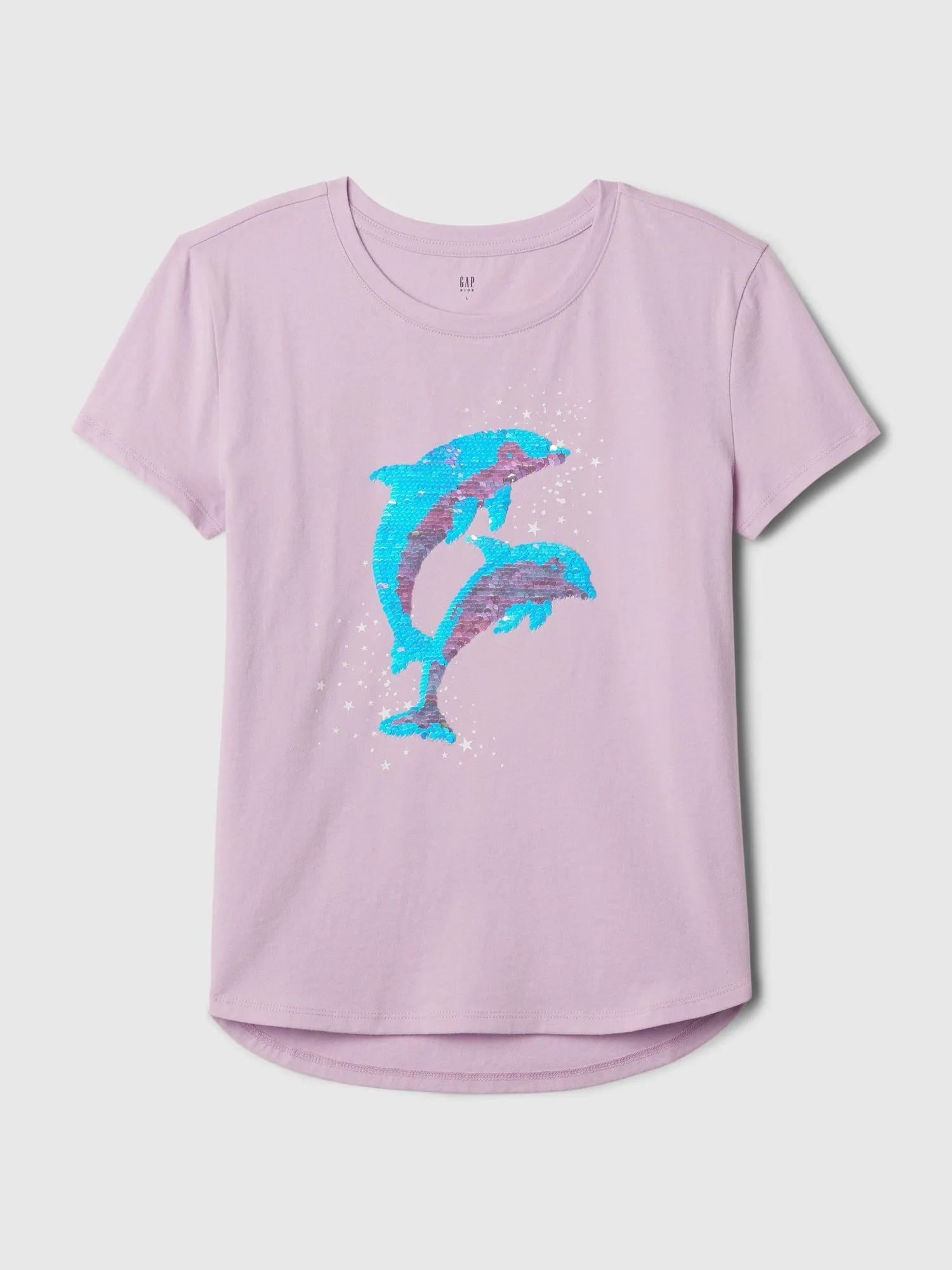 Kids Flippy-Sequin Graphic T-Shirt