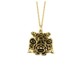 Lovebirds Alchemia Gold Necklace - 3/4 inch