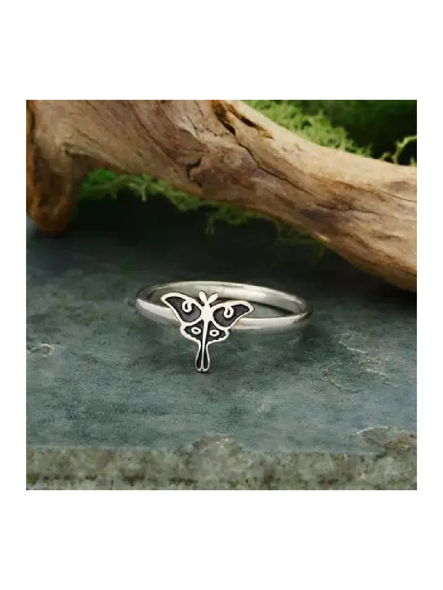 Luna Moth Ring