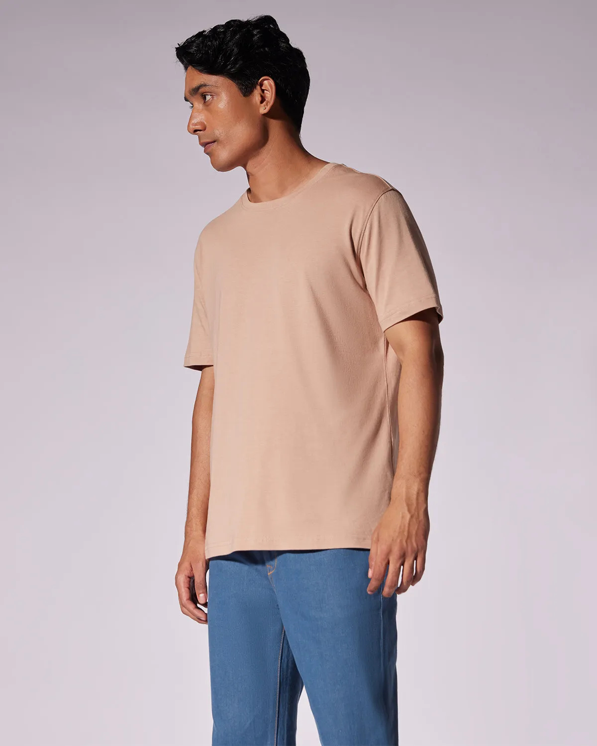 Luxe Nova T-Shirt - Dark Beige