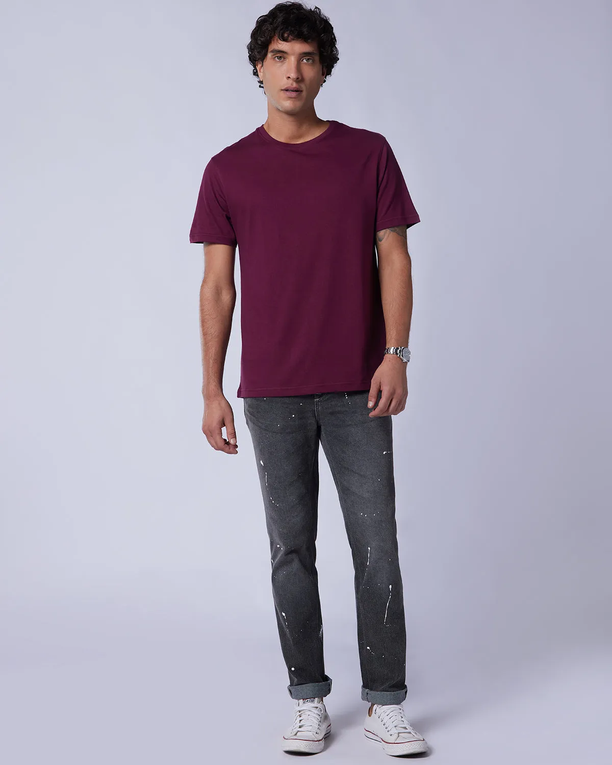 Luxe Nova T-Shirt - Maroon